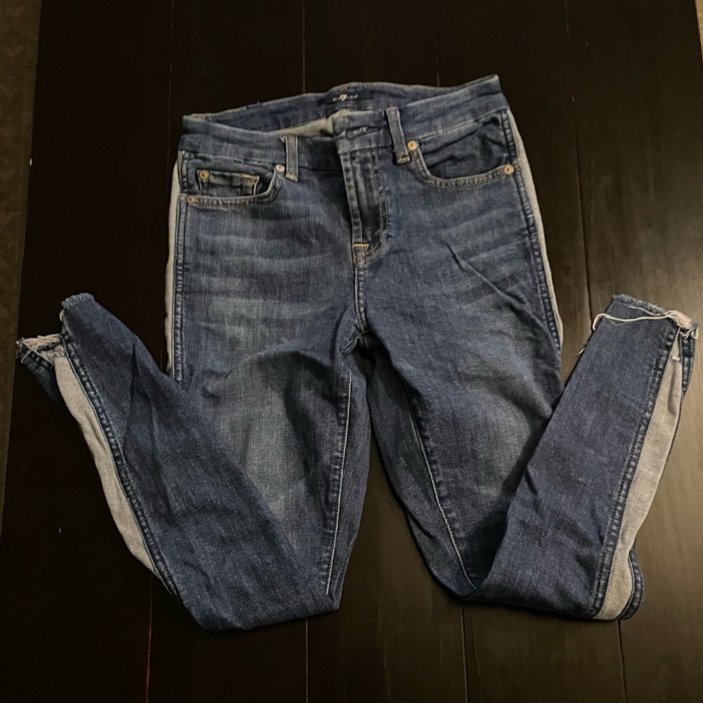 7 For All Mankind Side Stripe Jeans